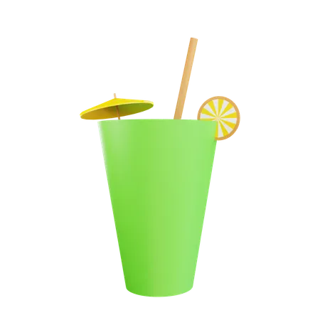 Beber vaso  3D Icon