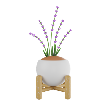 Vaso de planta  3D Icon