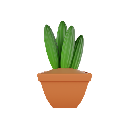 Vaso de planta  3D Icon