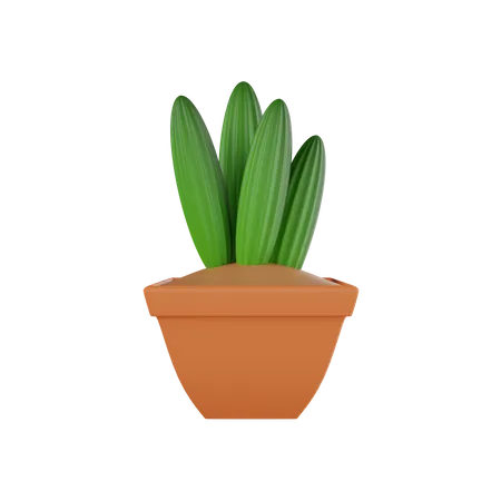 Vaso de planta  3D Icon