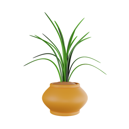 Vaso de planta  3D Icon