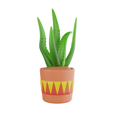 Vaso de planta  3D Icon