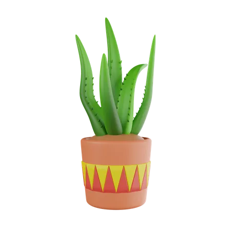 Vaso de planta  3D Icon