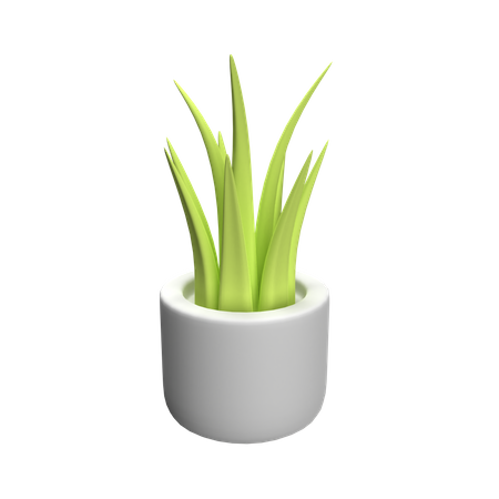 Vaso de planta  3D Icon