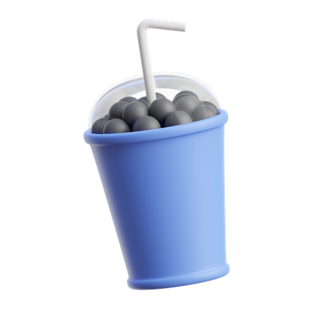 Beber vaso  3D Icon