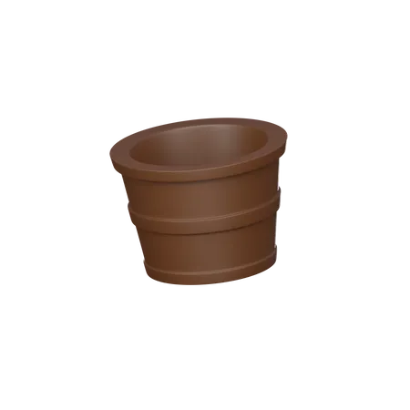 Vaso de planta  3D Icon