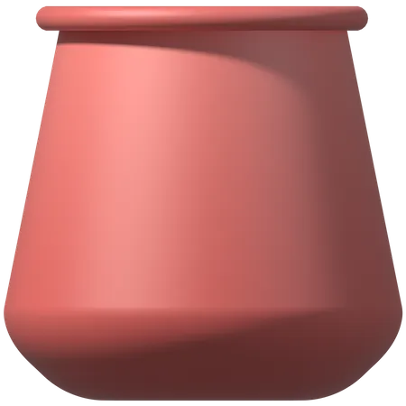 Vaso de cerâmica  3D Illustration