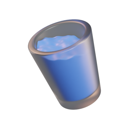 Vaso de agua  3D Icon