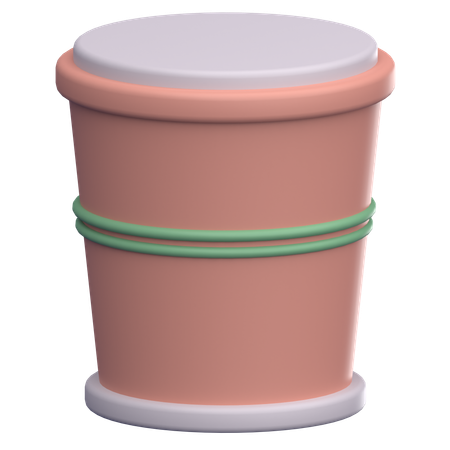 Vaso de agua  3D Icon