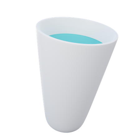 Vaso de agua  3D Icon