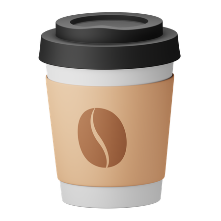 Vaso de cafe  3D Icon