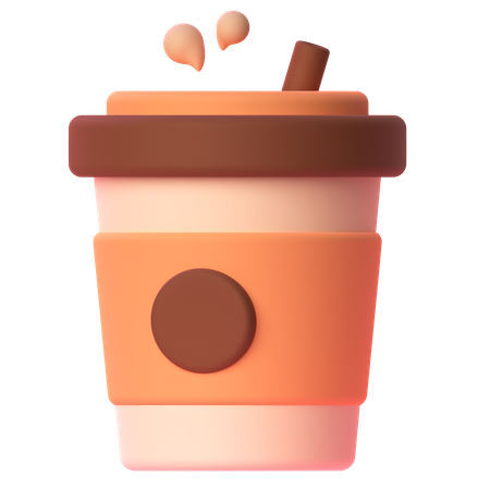 Vaso de cafe  3D Icon