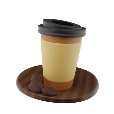 Vaso de cafe  3D Icon