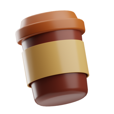 Vaso de cafe  3D Icon