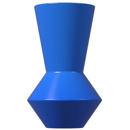 Vaso de cerâmica moderno  3D Illustration