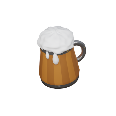 Vaso de cerveza  3D Icon