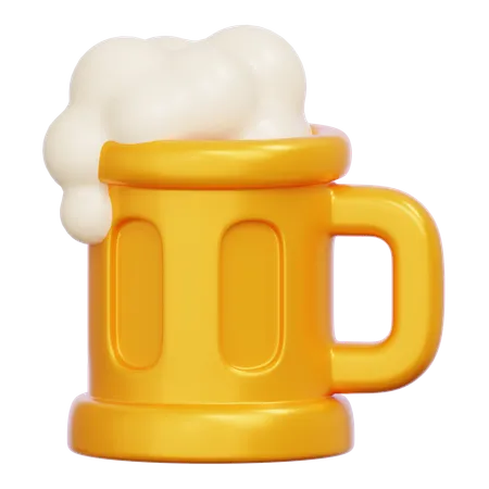 Vaso de cerveza  3D Icon