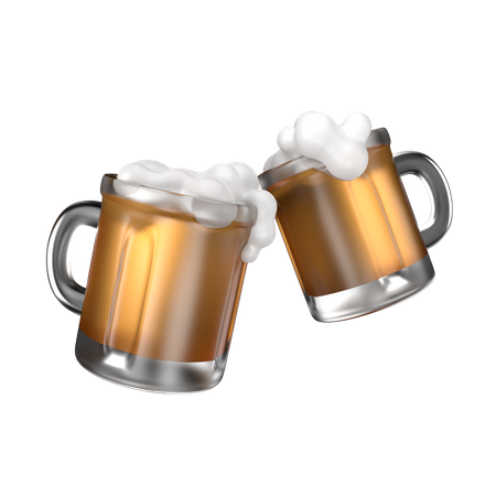 Vaso de cerveza  3D Icon