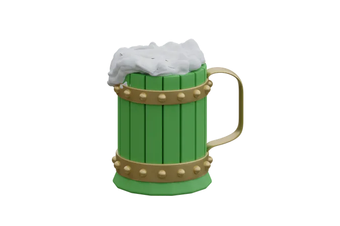 Vaso de cerveza  3D Icon