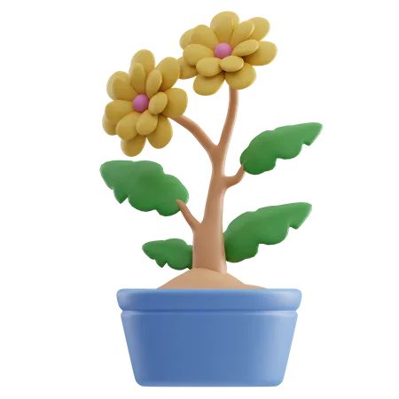 Vaso de flores  3D Icon