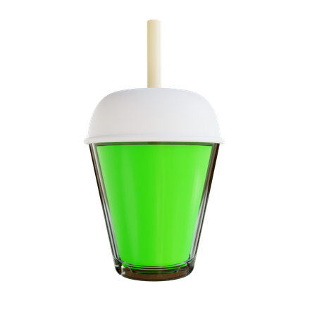 Vaso de jugo  3D Icon