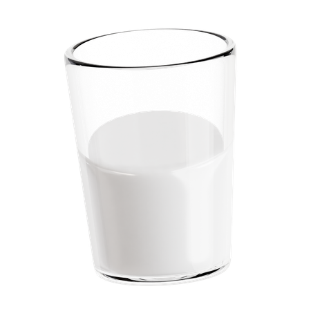 Vaso de leche  3D Icon