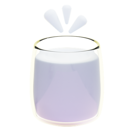 Vaso de leche  3D Icon