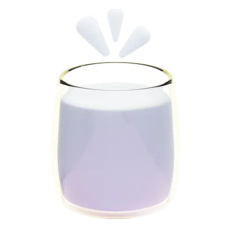 Vaso de leche  3D Icon