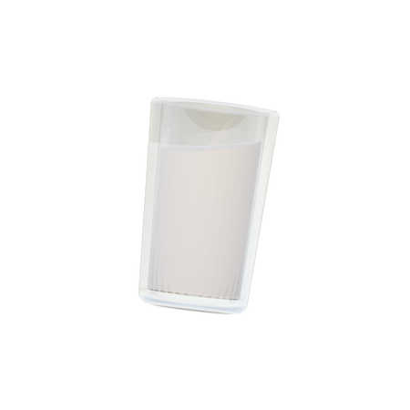 Vaso de leche  3D Illustration