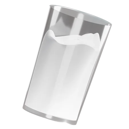 Vaso de leche  3D Icon