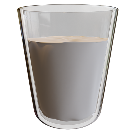 Vaso de leche  3D Icon