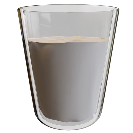 Vaso de leche  3D Icon