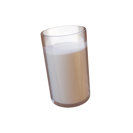 Vaso de leche  3D Icon