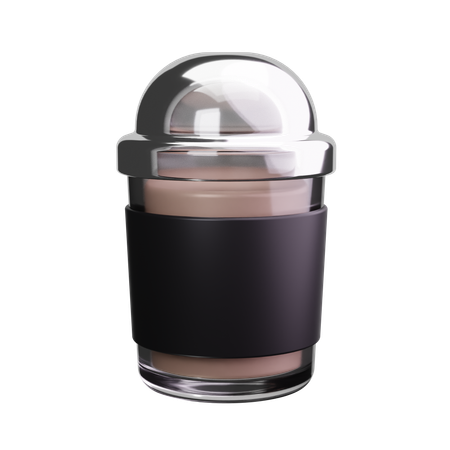 Vaso de papel  3D Icon