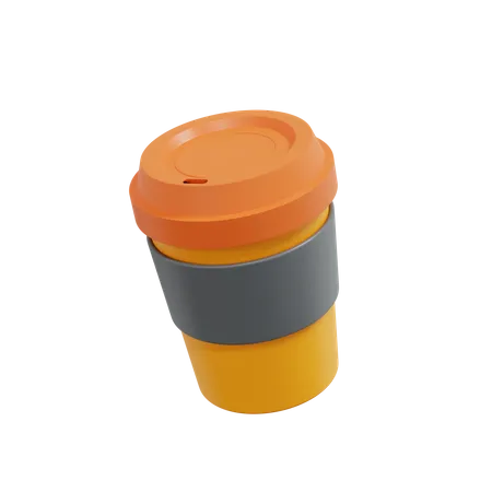 Vaso de papel  3D Illustration