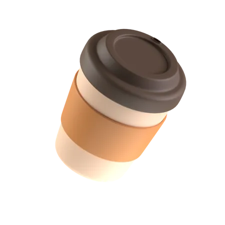 Vaso de papel  3D Icon