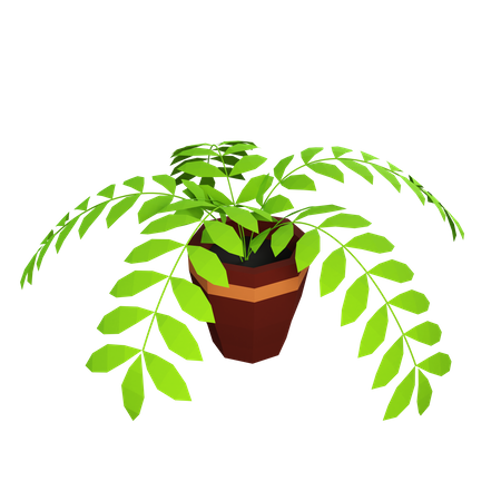 Vaso de planta  3D Icon