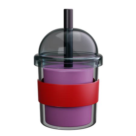 Vaso de batido  3D Icon