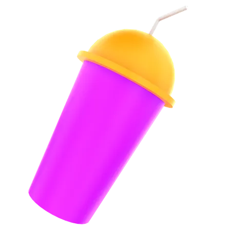 Beber vaso  3D Icon