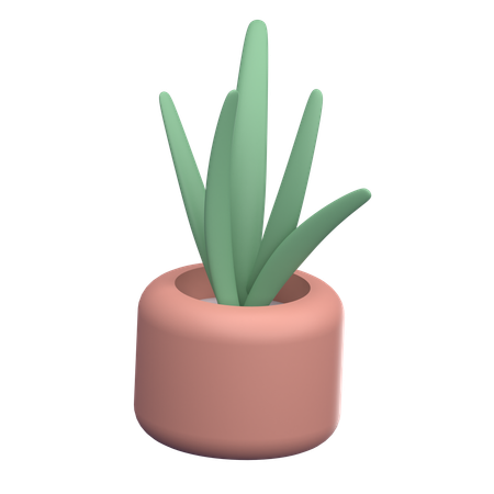 Vaso de planta  3D Icon