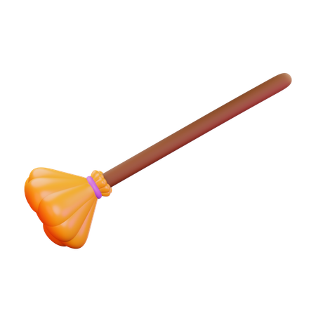 Vassoura  3D Icon