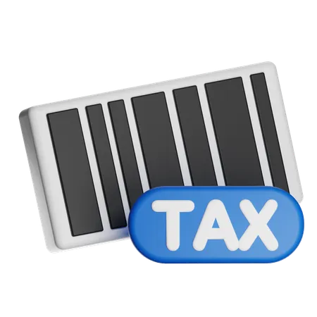 Vat Barcode  3D Icon