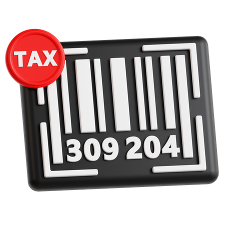 Vat Barcode  3D Icon