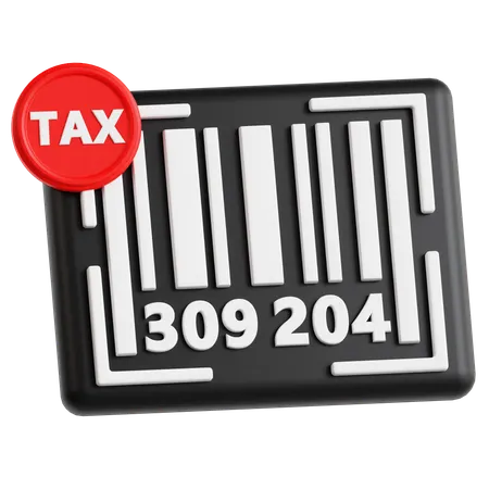 Vat Barcode  3D Icon