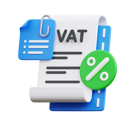 Vat Calculation  3D Icon