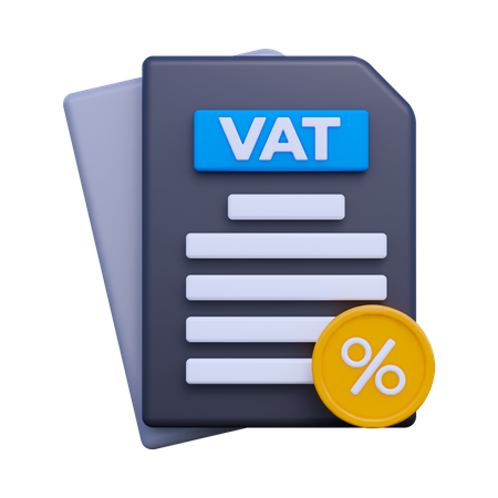 Vat File  3D Icon