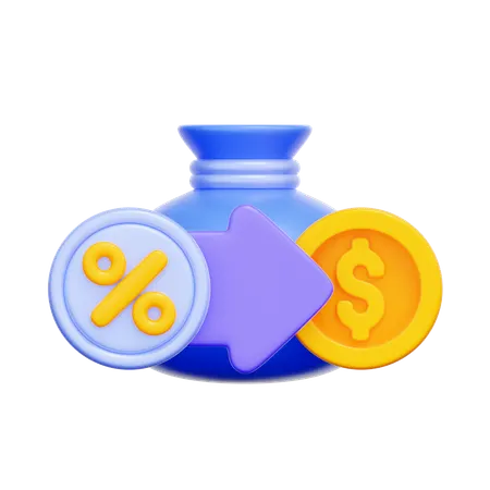 VAT Rate Change  3D Icon