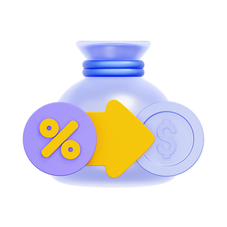 VAT Rate Change  3D Icon