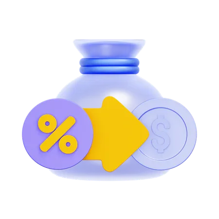 VAT Rate Change  3D Icon