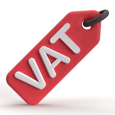 VAT Tag  3D Icon